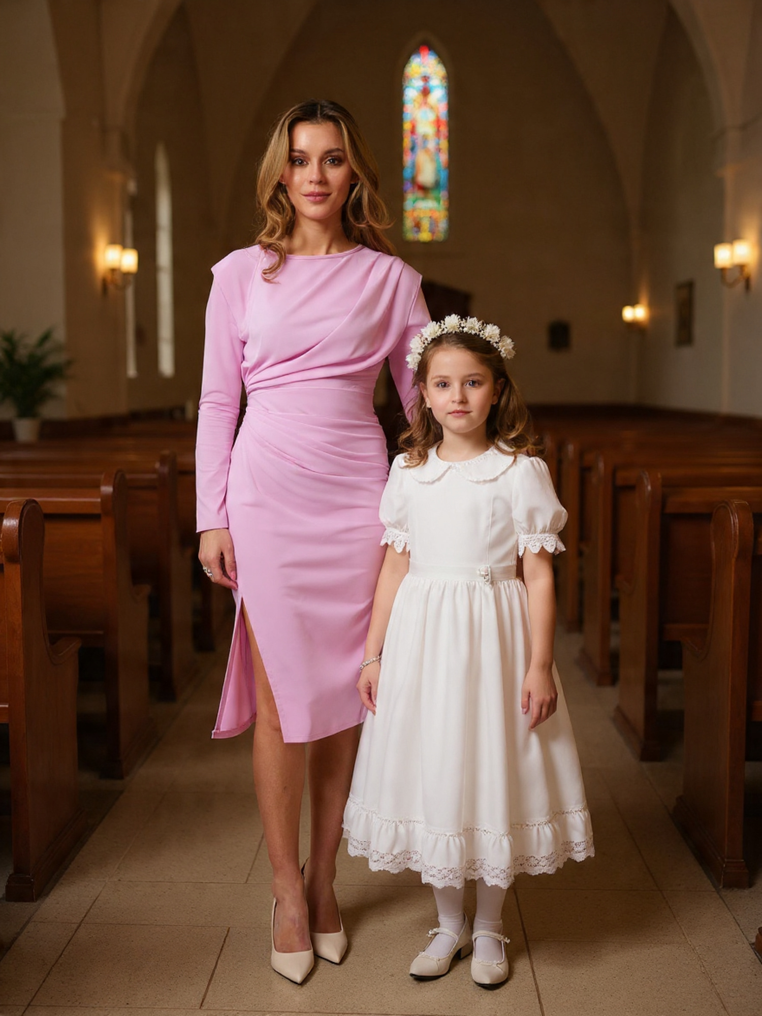 šaty na prvé sväté prijímanie pre mamičku fialové1